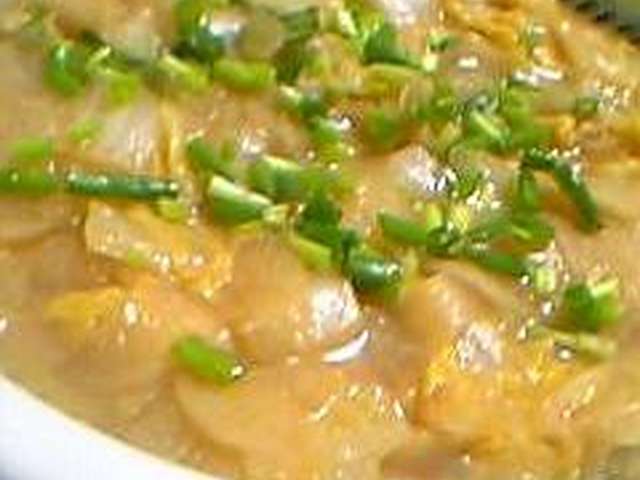 薄切り大根と白菜♪こってり甘味噌煮込み♪